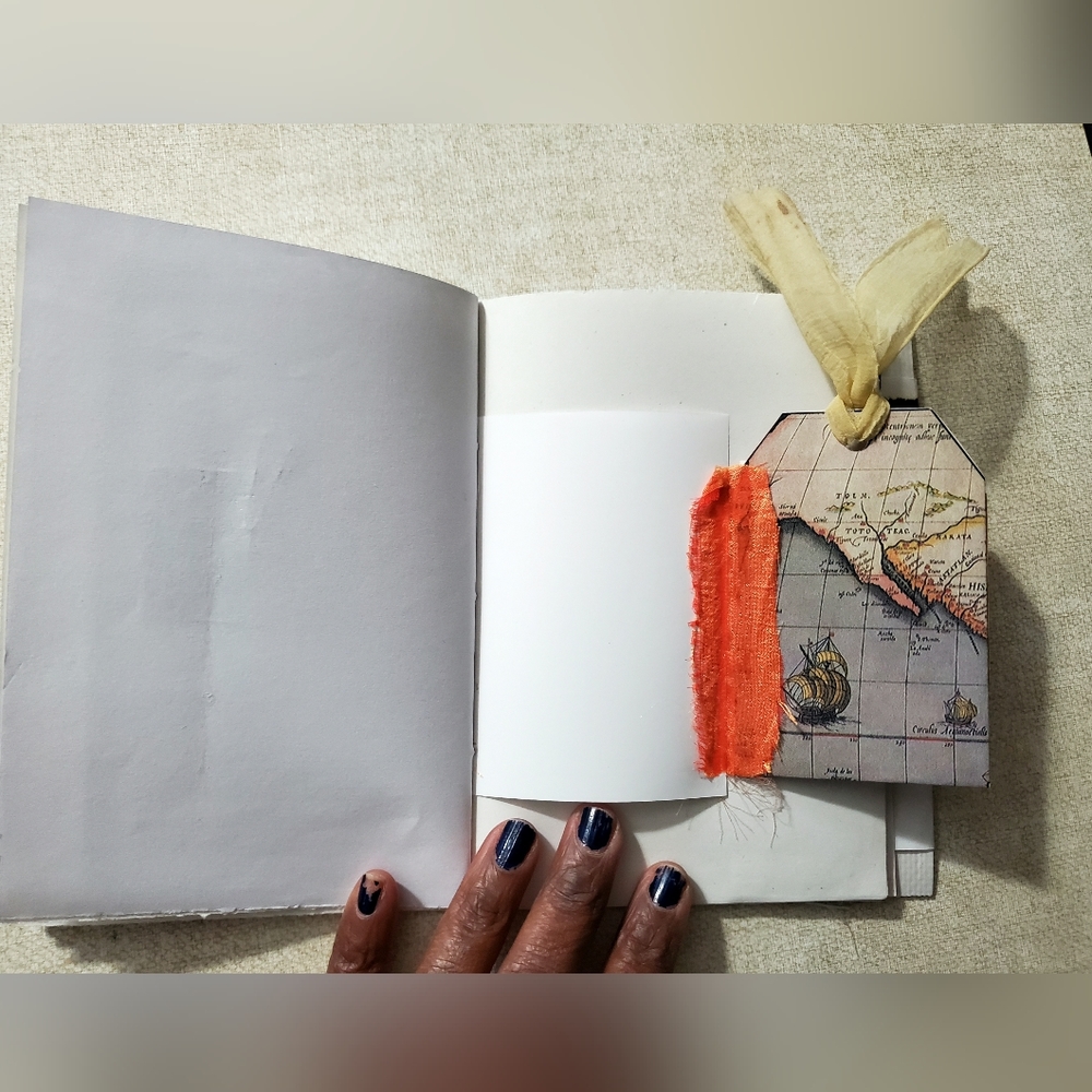 🙏 HAND CRAFTED Junk journal writing note paper, pockets, cards, ephemera - Picture 14 of 17